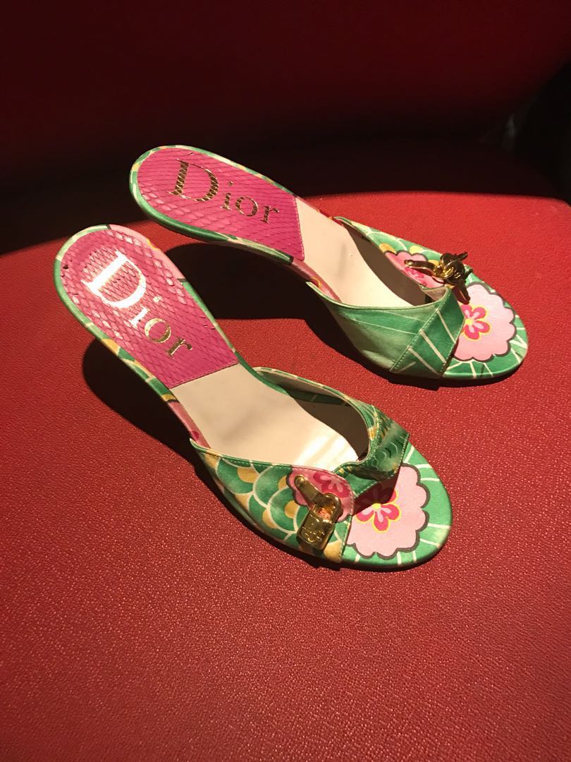 christian dior kitten heels