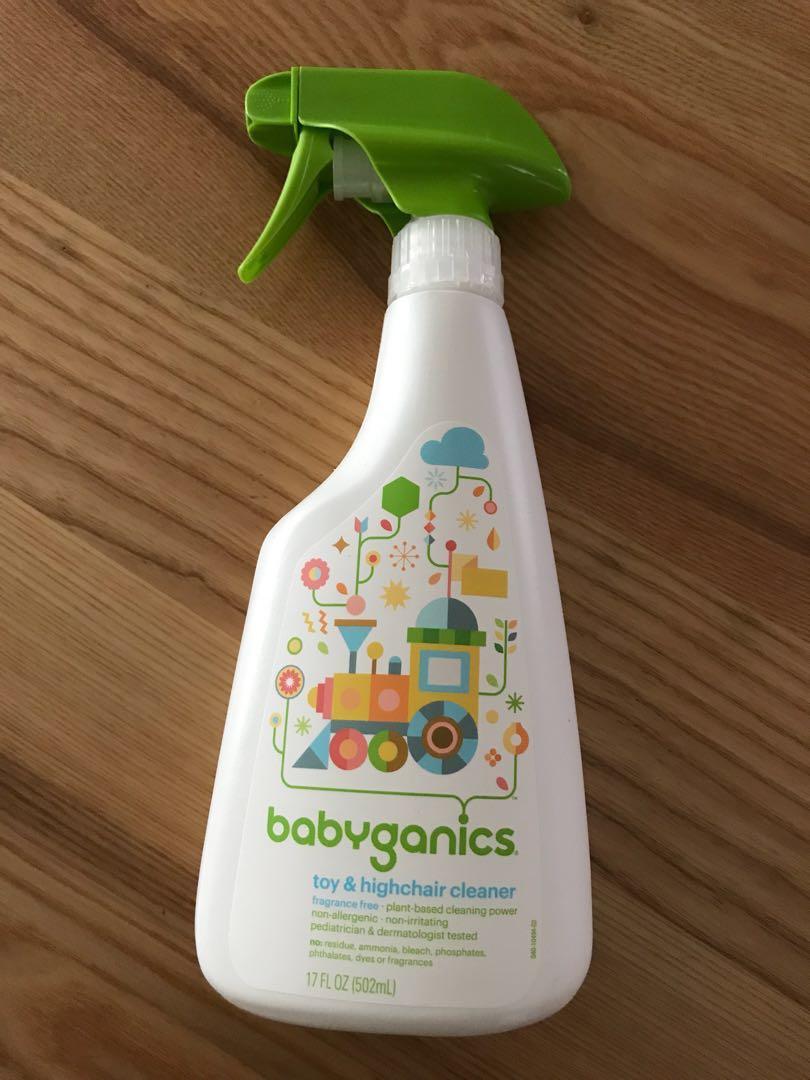 Babyganics Toy Highchair Cleaner 502ml Babies Kids Bathing