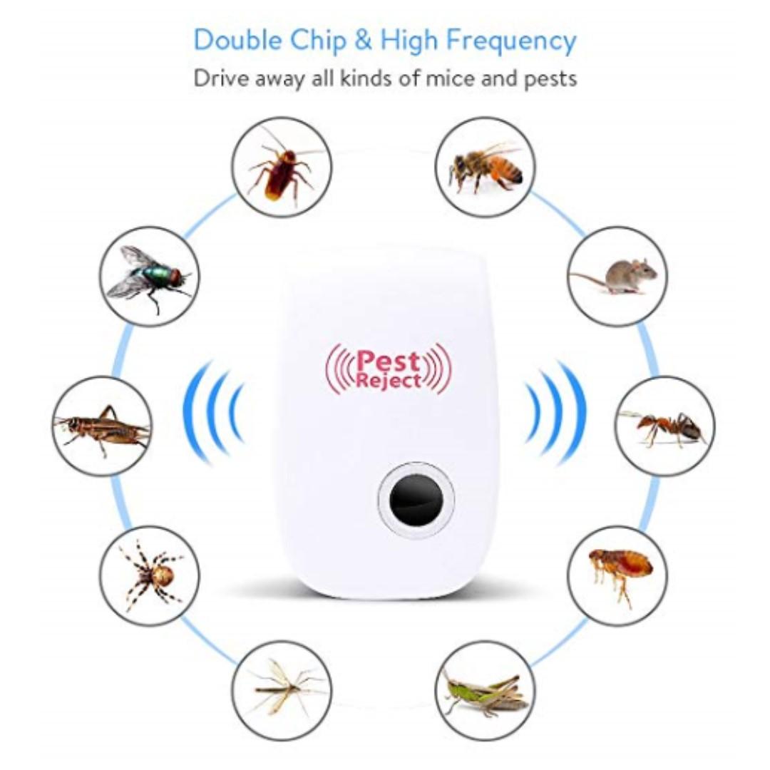 Baseus Ultrasonic Pest Repeller, 4 Pack Pest Control ...
