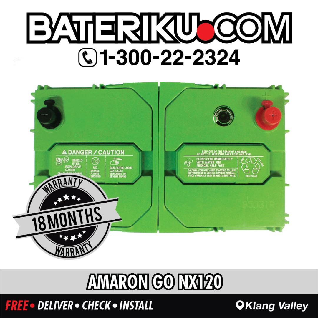 Bateri Kereta Amaron Car Battery Auto Accessories On Carousell