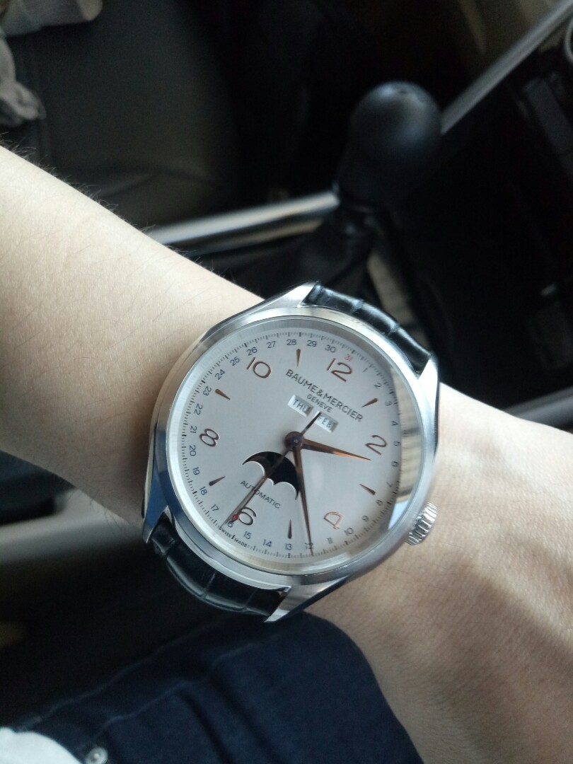 Baume and clearance mercier clifton moonphase