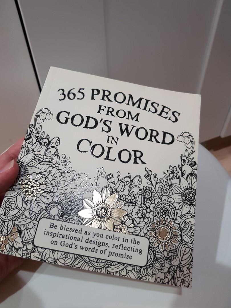 Sold Bn 365 Promises From God S Word In Color Adult Colouring
