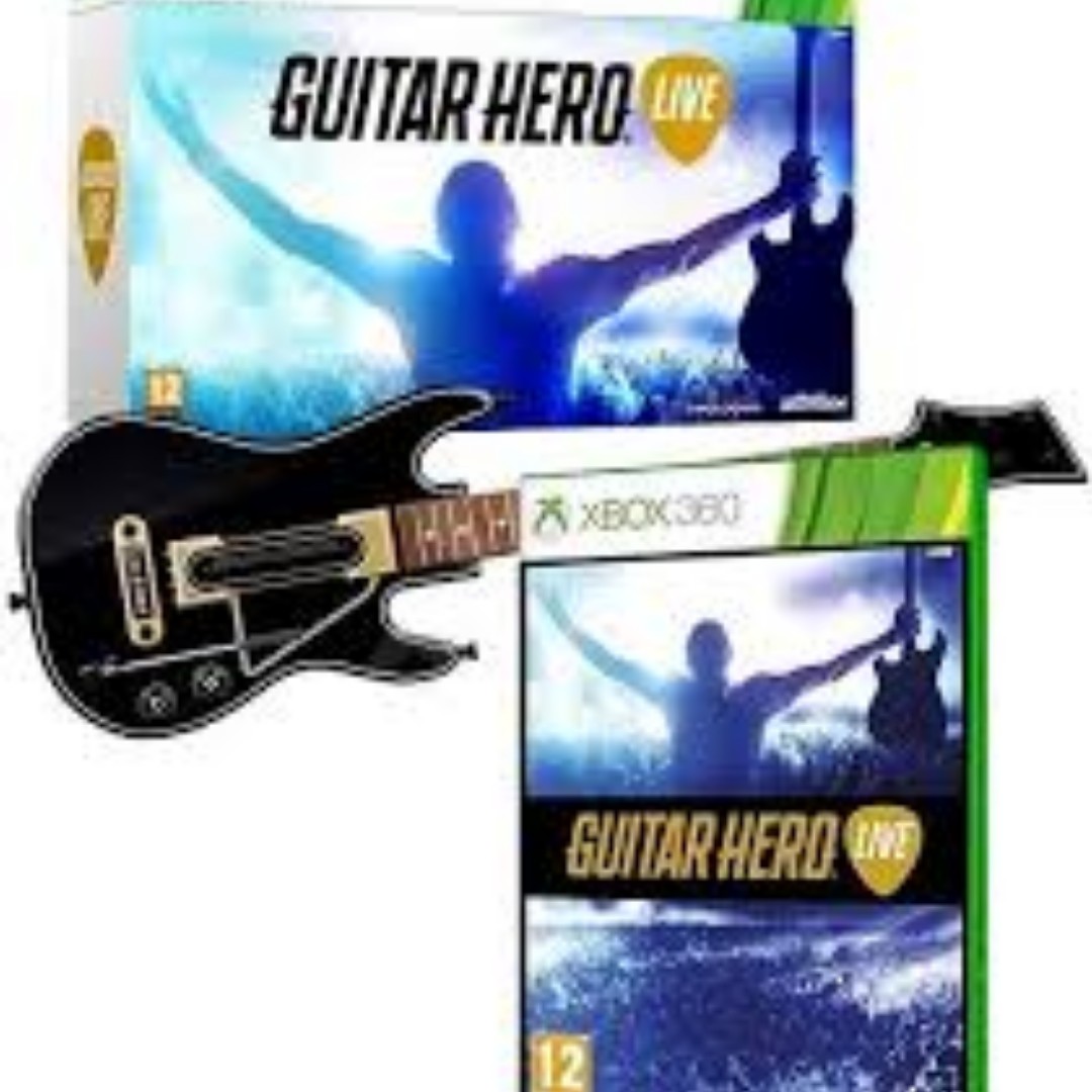 Brand New Sealed Microsoft Xbox 360 Xbox360 X Box Guitar Hero Live Guitar Controller With Video Game Cd Gaming Console Toys Games Video Gaming Video Games On Carousell