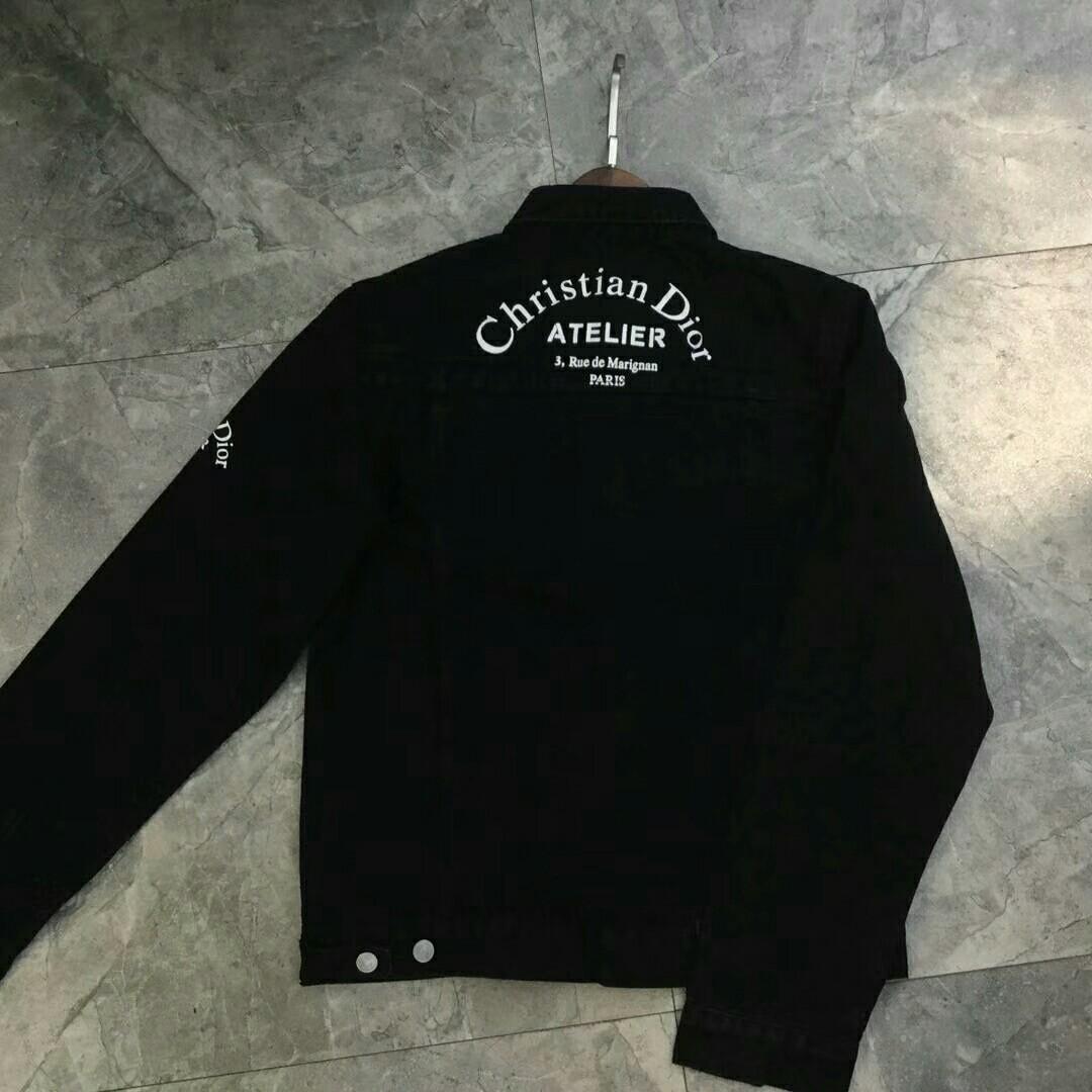 Christian dior atelier black denim jacket shop