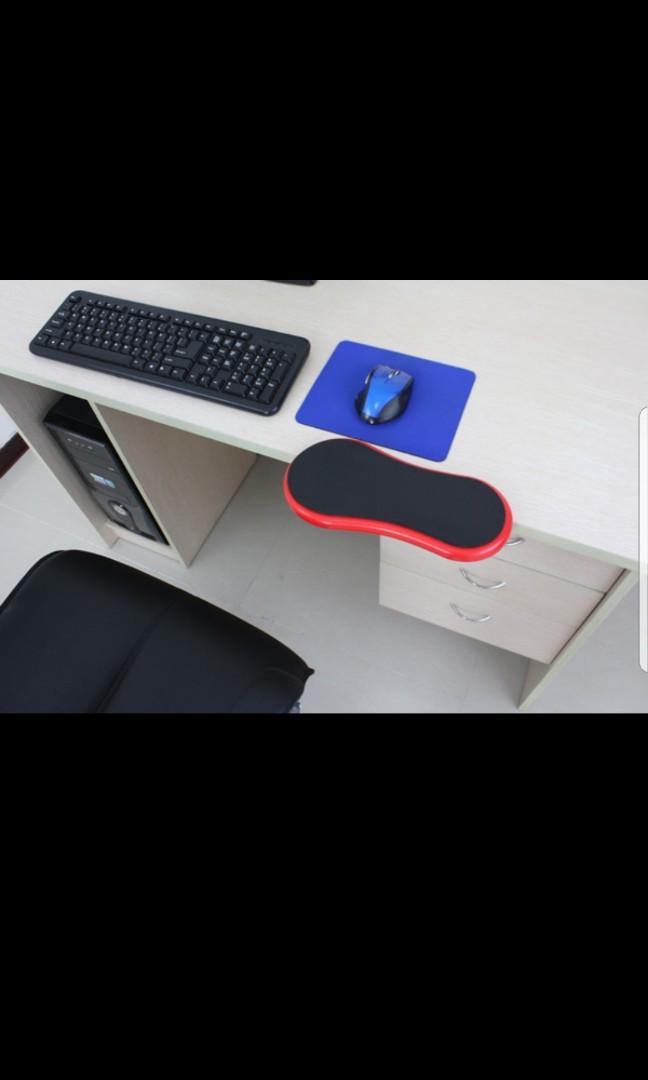 Computer Arm Wrist Support Board Keyboard Mouse Pad Attachable
