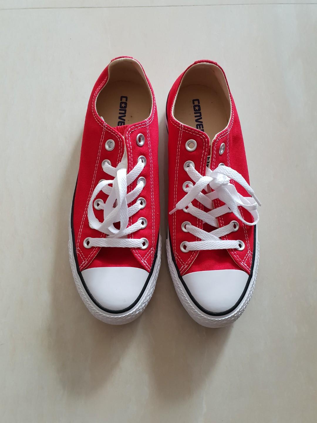 converse shoes womens red