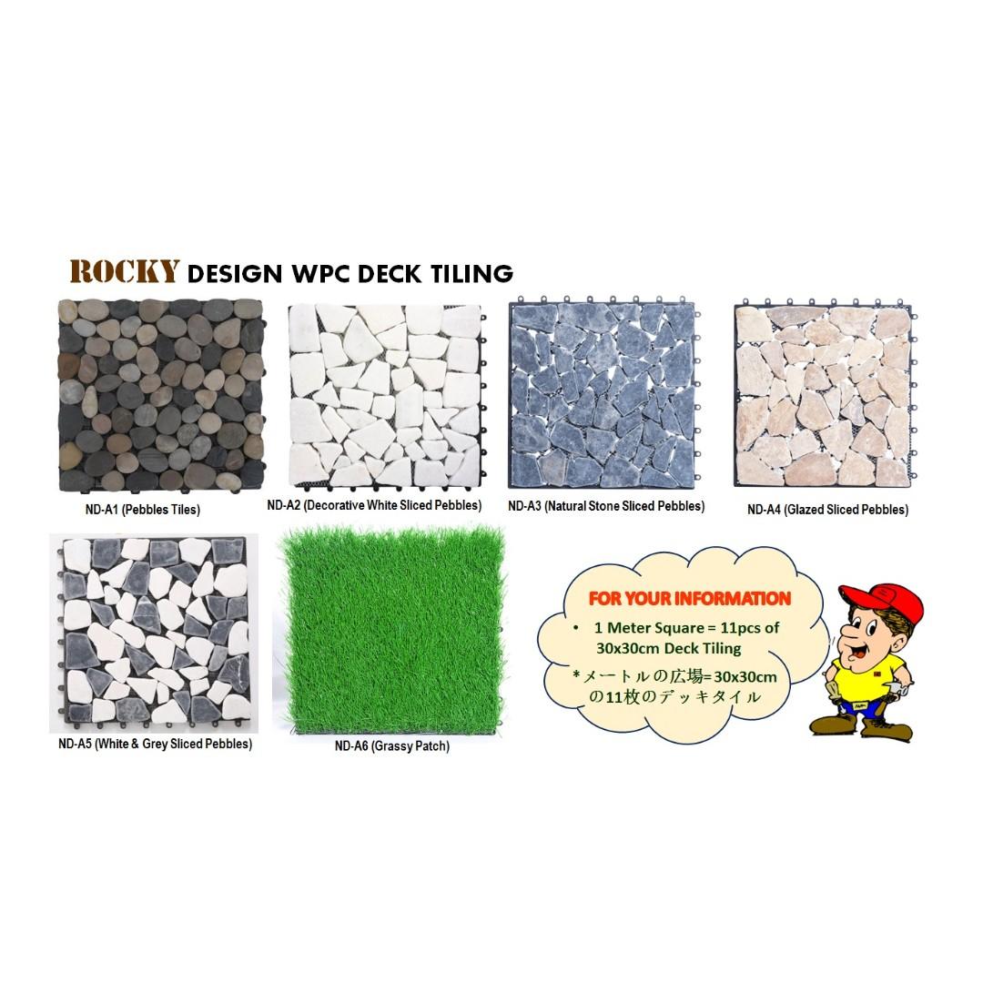 Diy Floor Decking Interlocking Tiles Temporary Flooring For Outdoor Anti Slip Anti Corrosion Etc Everything Else On Carousell