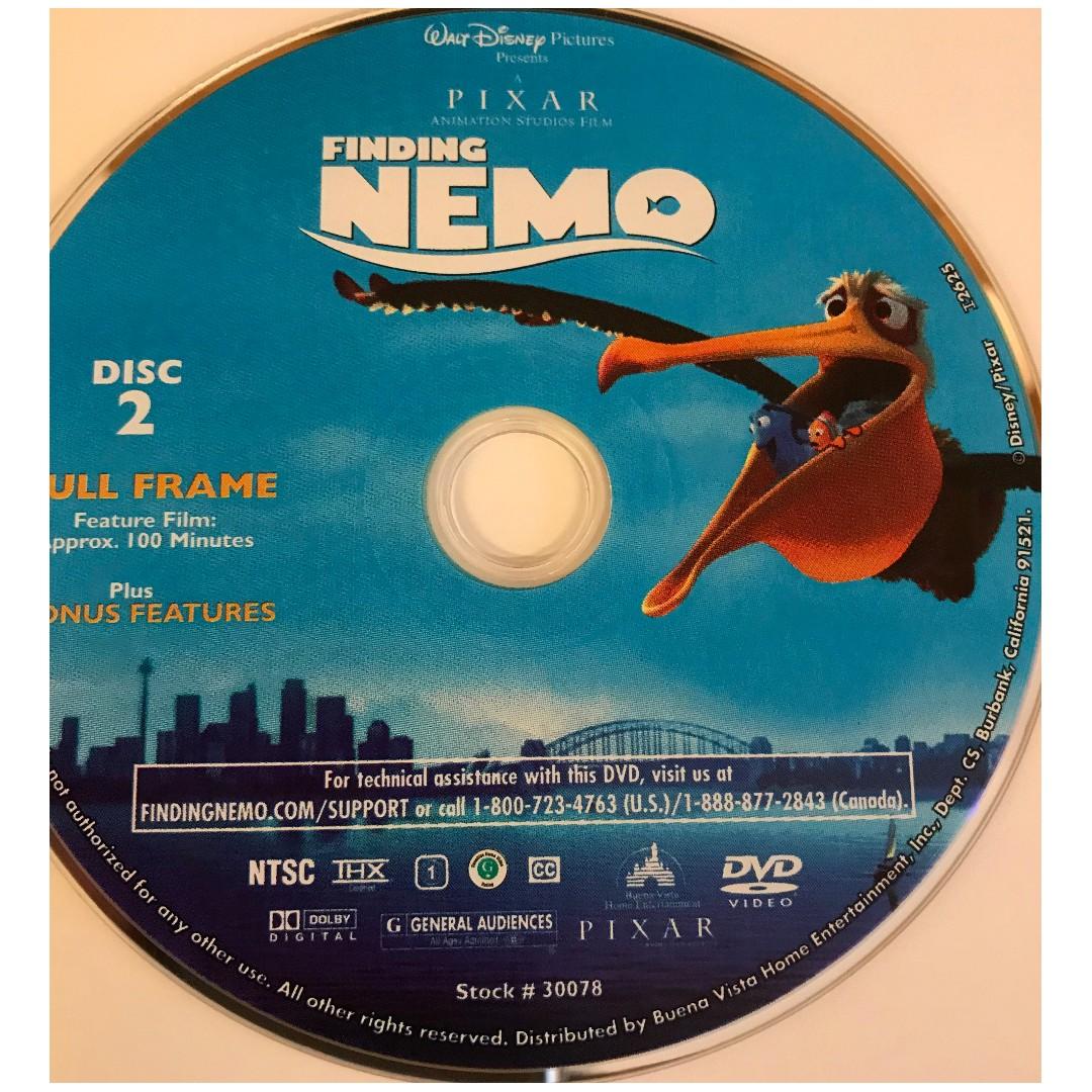 Finding Nemo Dvd Movie Collection