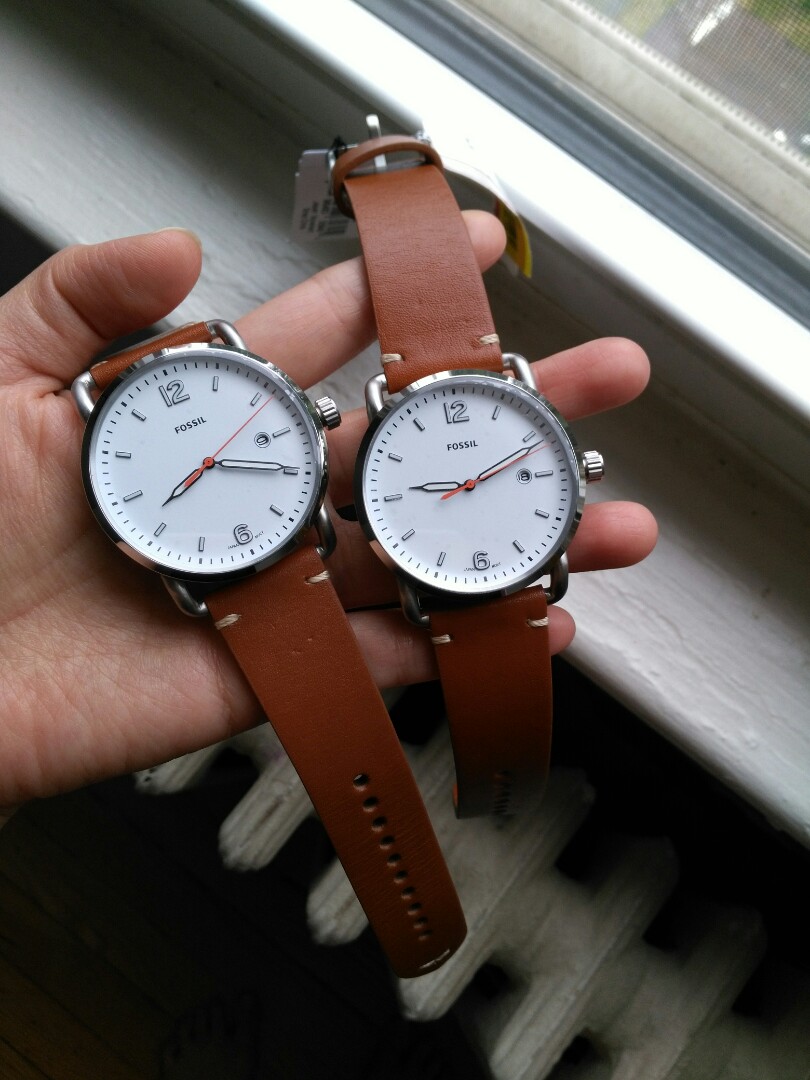 FOSSIL FS5395 Genuine Leather Watch