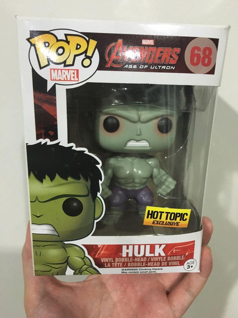 funko pop hulk hot topic exclusive