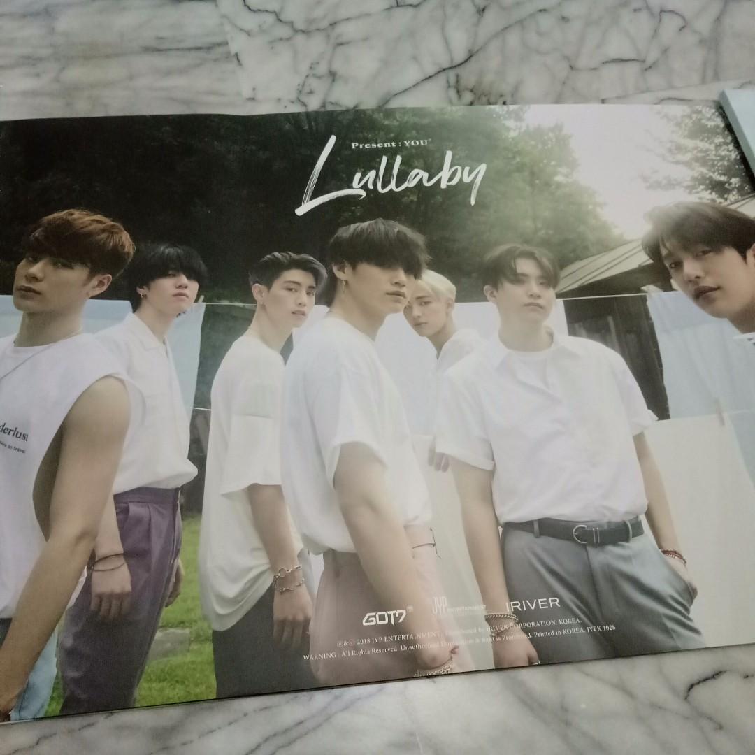 Got7 Present You Lullaby Group Poster Entertainment K Wave On Carousell