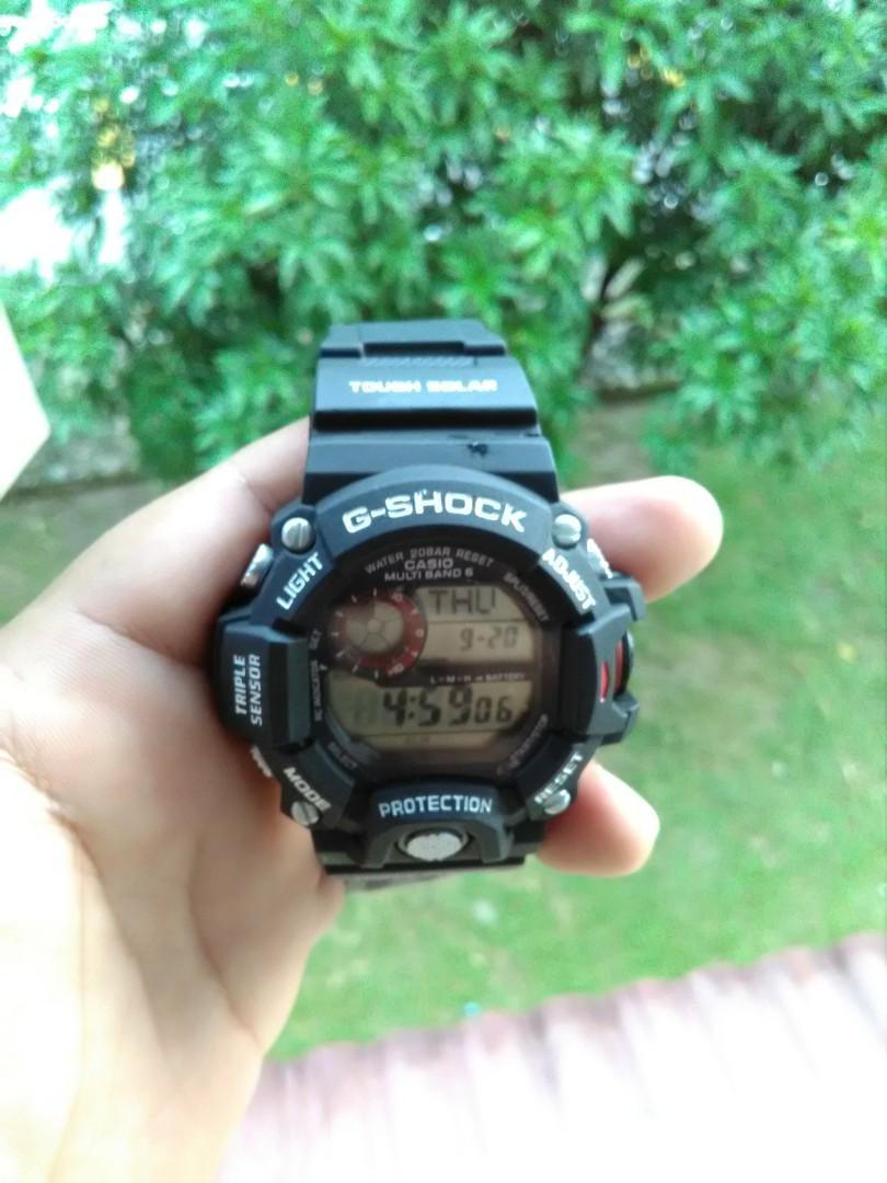 G shock rangeman auto 2024 light