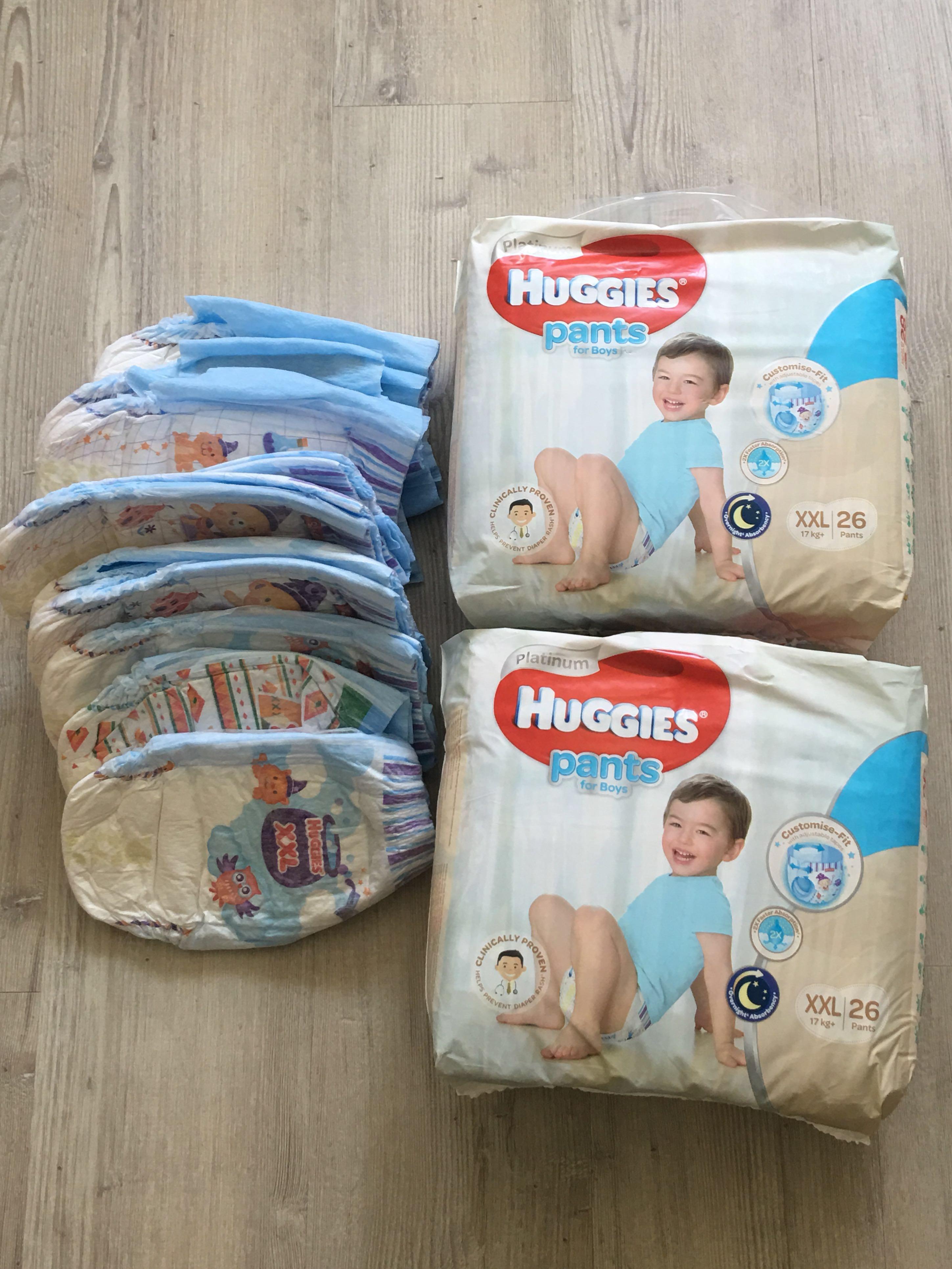 Huggies platinum 2025 pants xxl