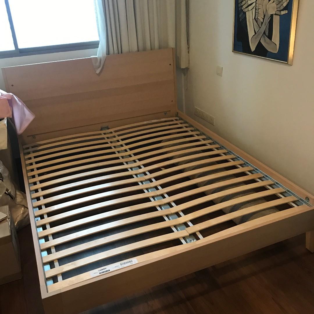 Ikea Bed Frame 160cm X 200 Cm Furniture Beds Mattresses On