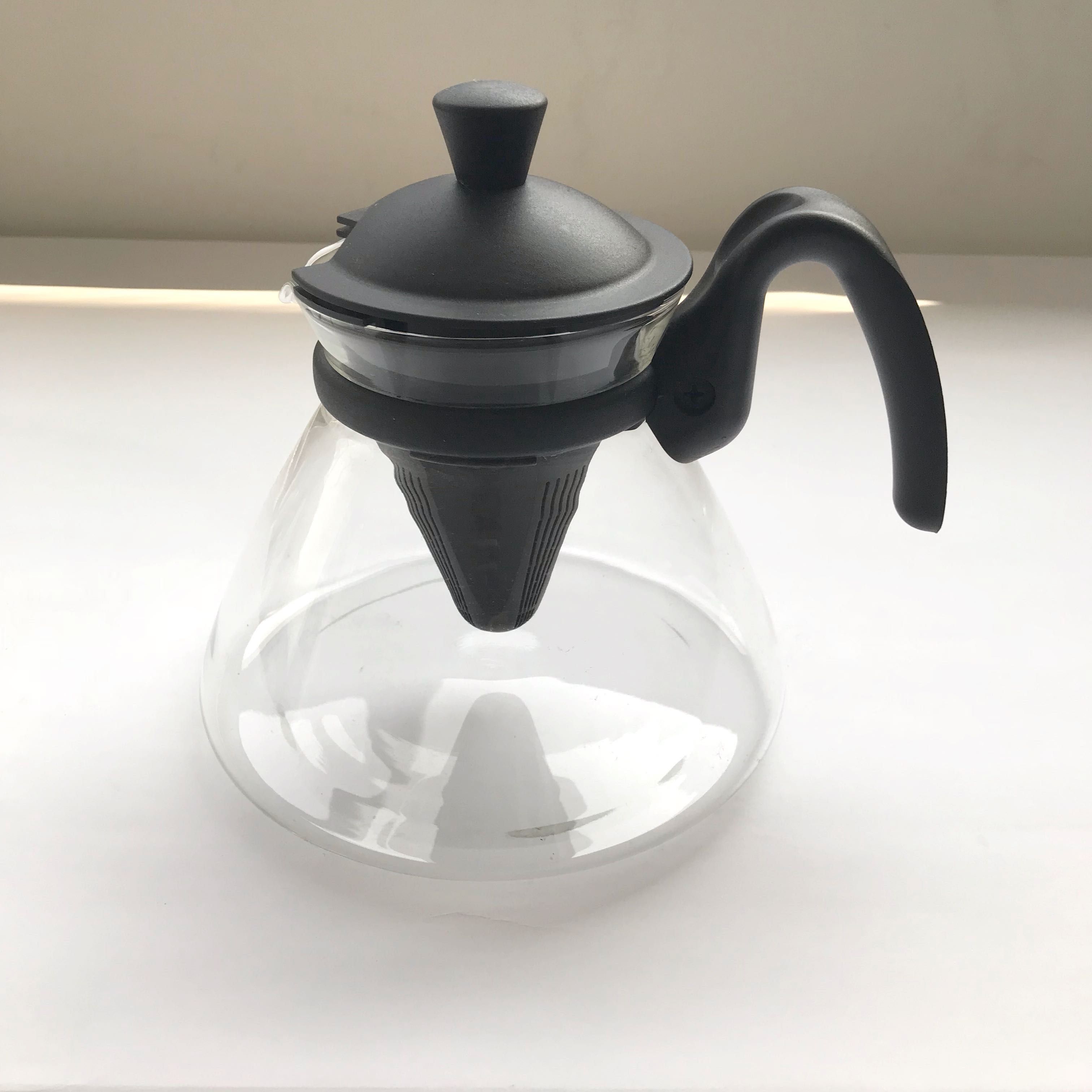 Ikea Teapot Glass With Black Nylon Home Appliances Kitchenware On Carousell