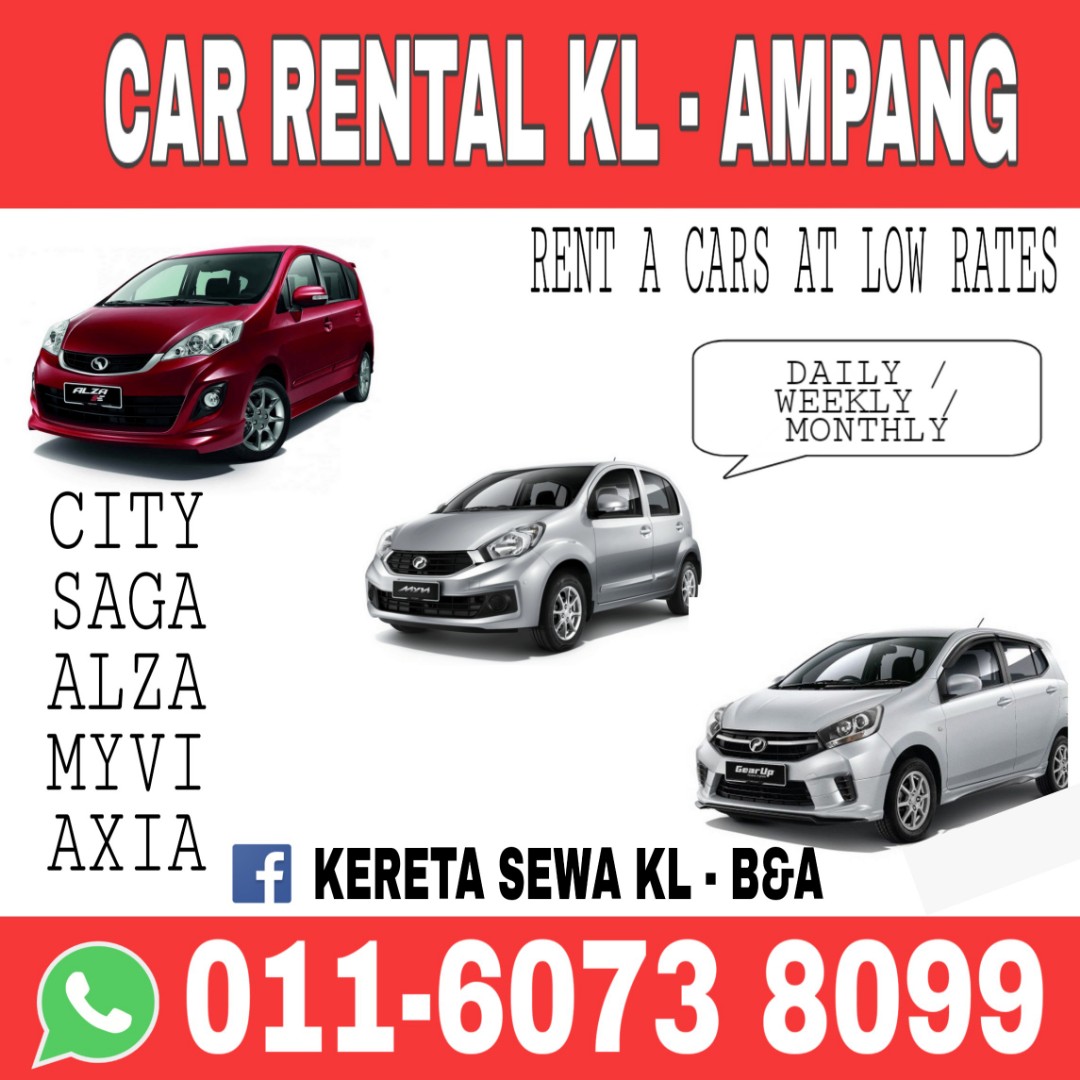 Kereta Sewa Murah Cars Vehicle Rentals On Carousell