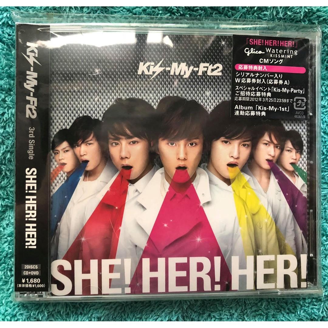 Kis My Ft2 She Her Her 初回生産限定盤cd Dvd Mv 日本明星 Carousell