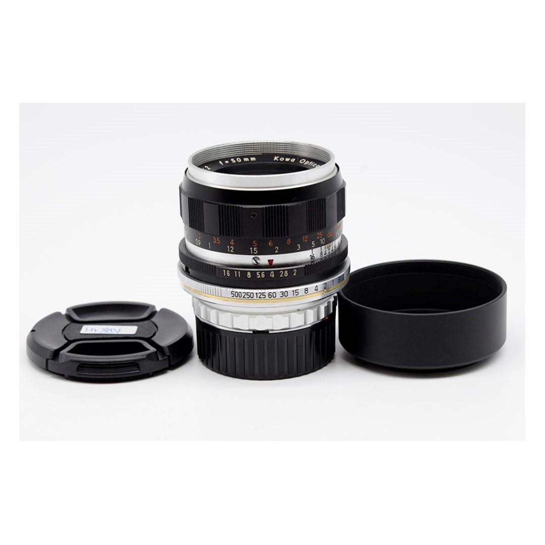 Kowa Optical works Prominar 50/2 鏡頭日本興和光學已改Leica M口聯動