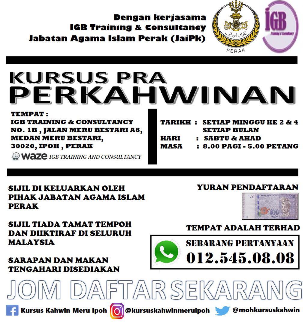 Kursus Kahwin At Ipoh Services Others On Carousell