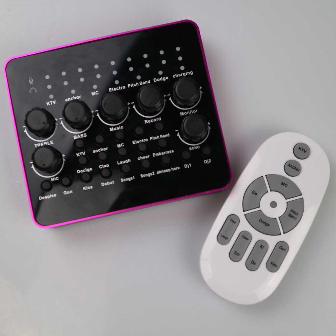 Live Streaming Sound Card with Remote for Bigo, Smule etc., Electronics