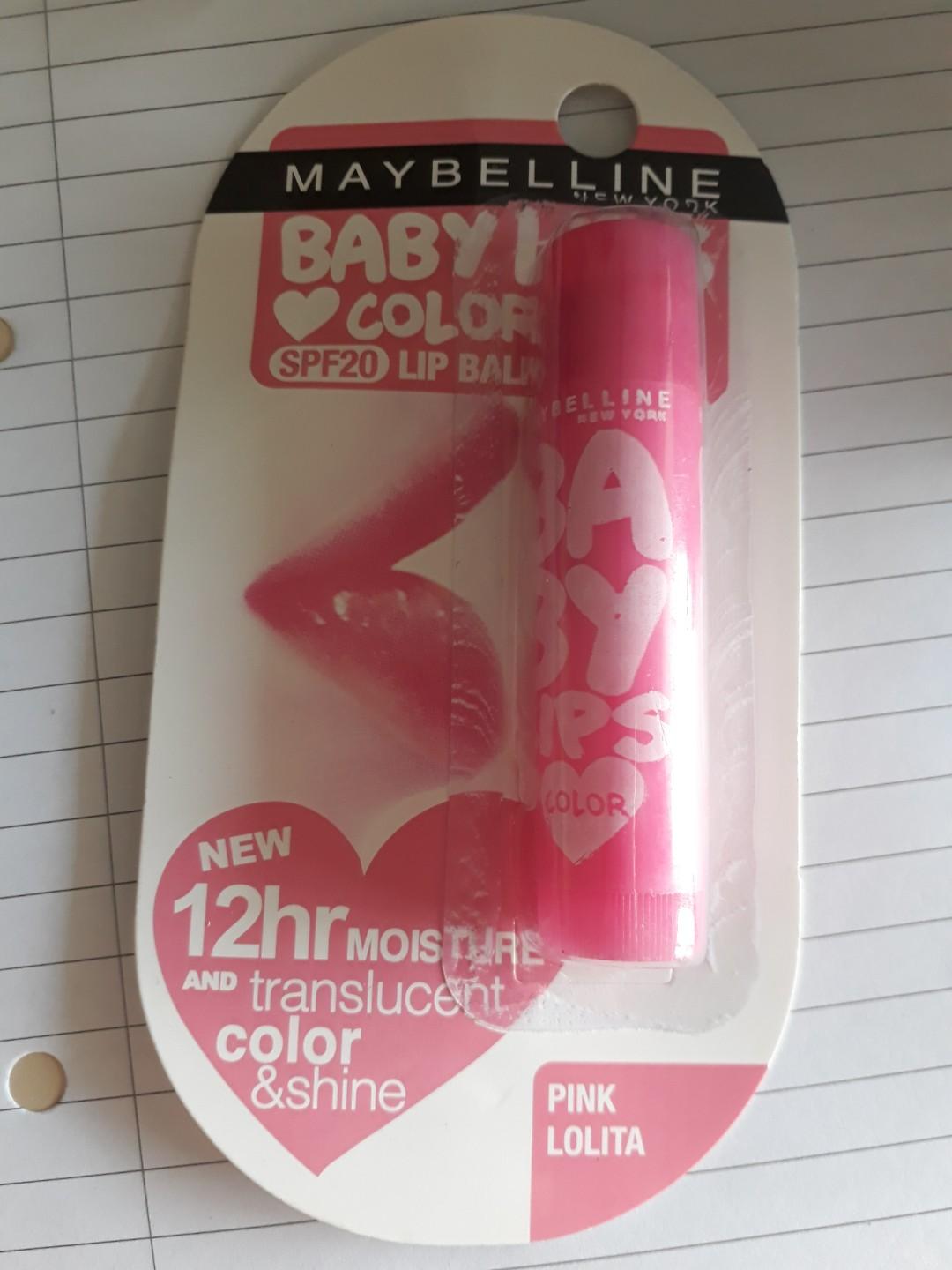 Maybelline Lip Balm, Beauty & Personal Care, Face, Makeup on Carousell