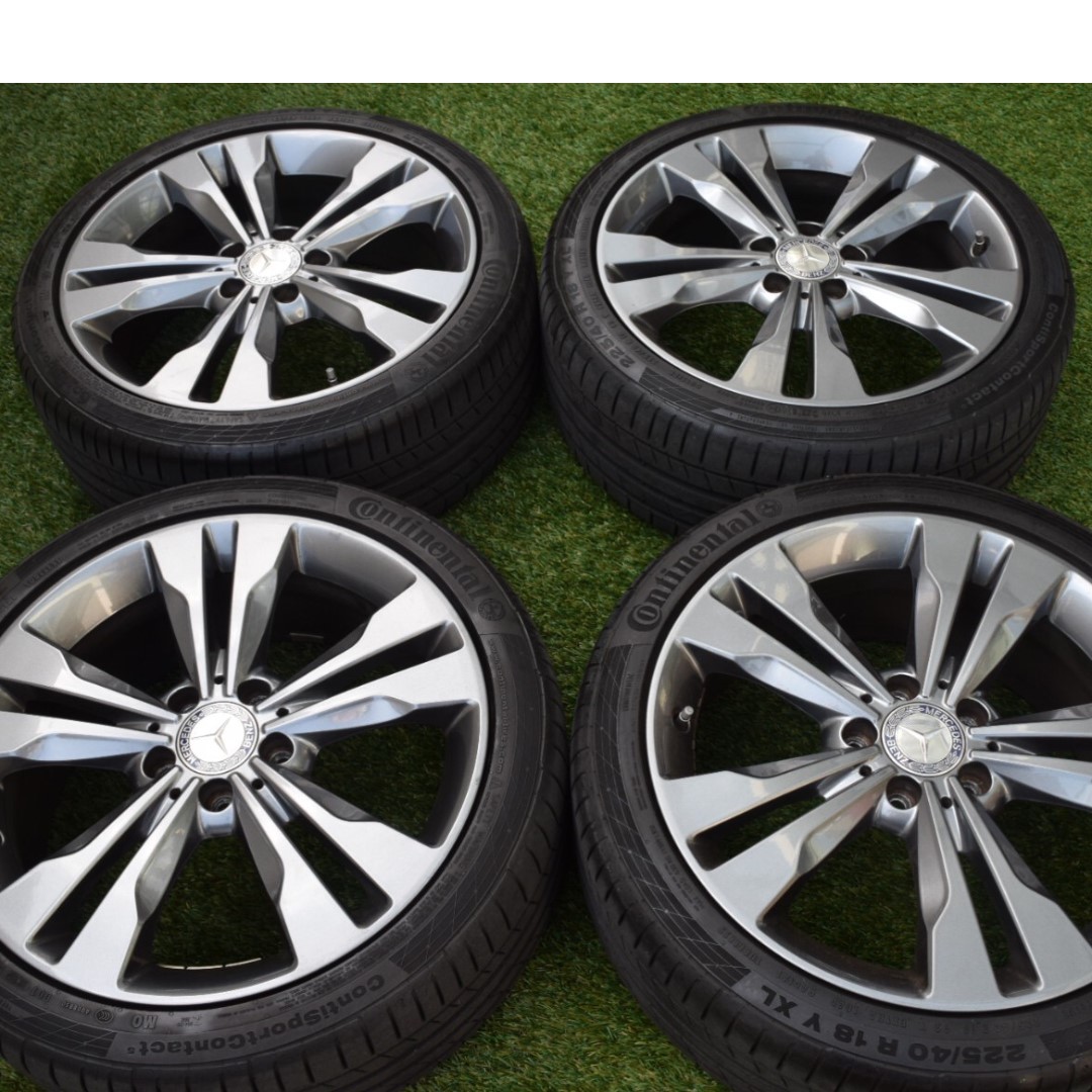 Mercedes Benz Cla 18 Rims Himalaya Grey Car Accessories Tyres Rims On Carousell