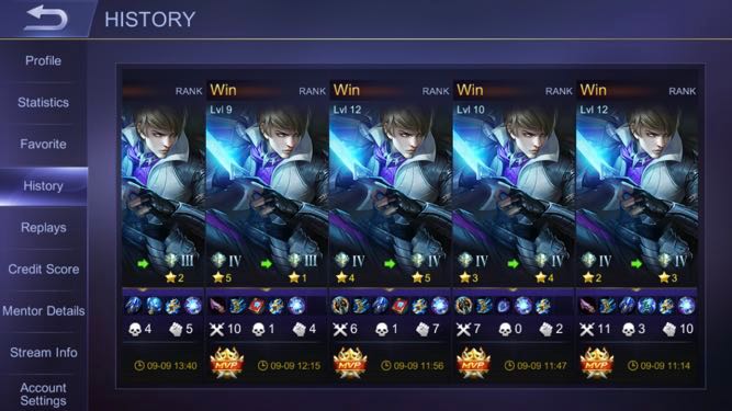 Mythical Glory Player Providing Boosting Service For Mobile Legends Video Gaming Gaming Accessories Game Gift Cards Accounts On Carousell