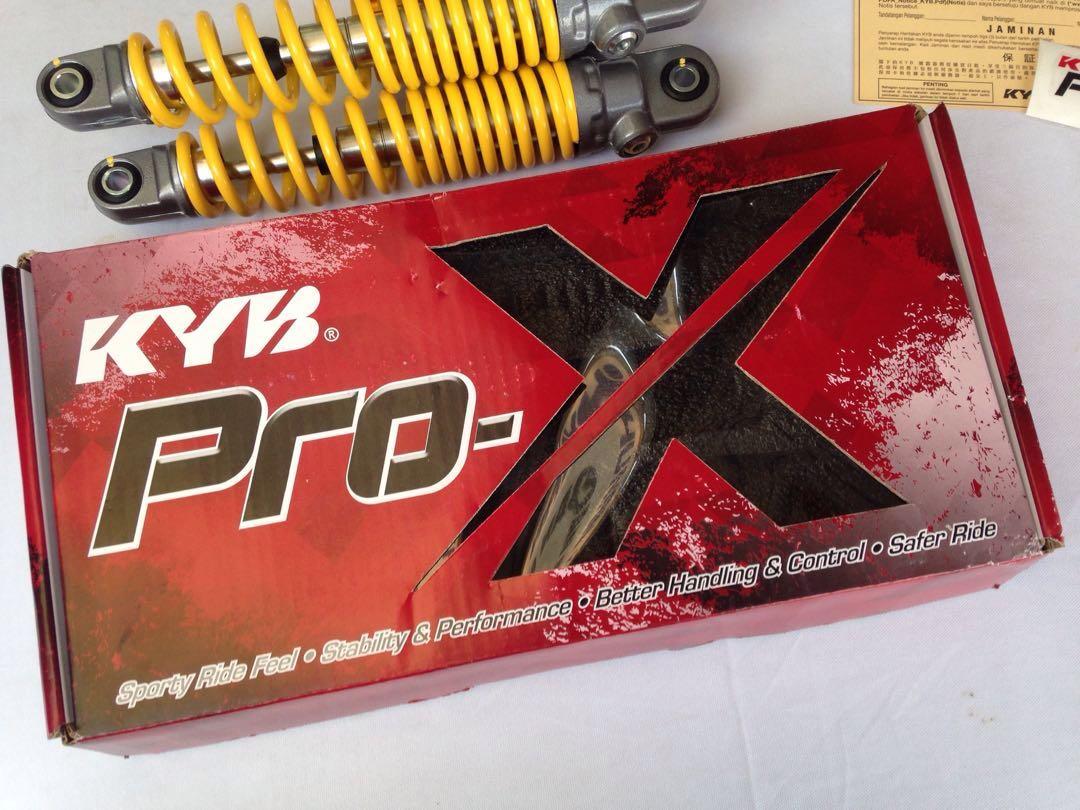 New Absorber Gas Tank Kyb Kayaba Yamaha Lagenda Srl110 115 Pro X Yellow 270 275mm Shock Motorbikes On Carousell