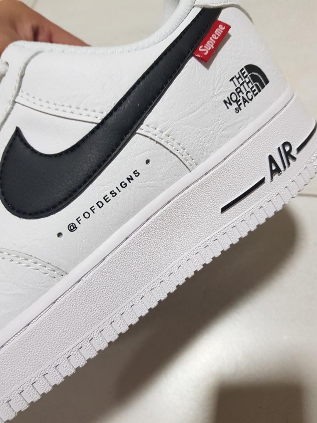 the north face x supreme x nike air force 1