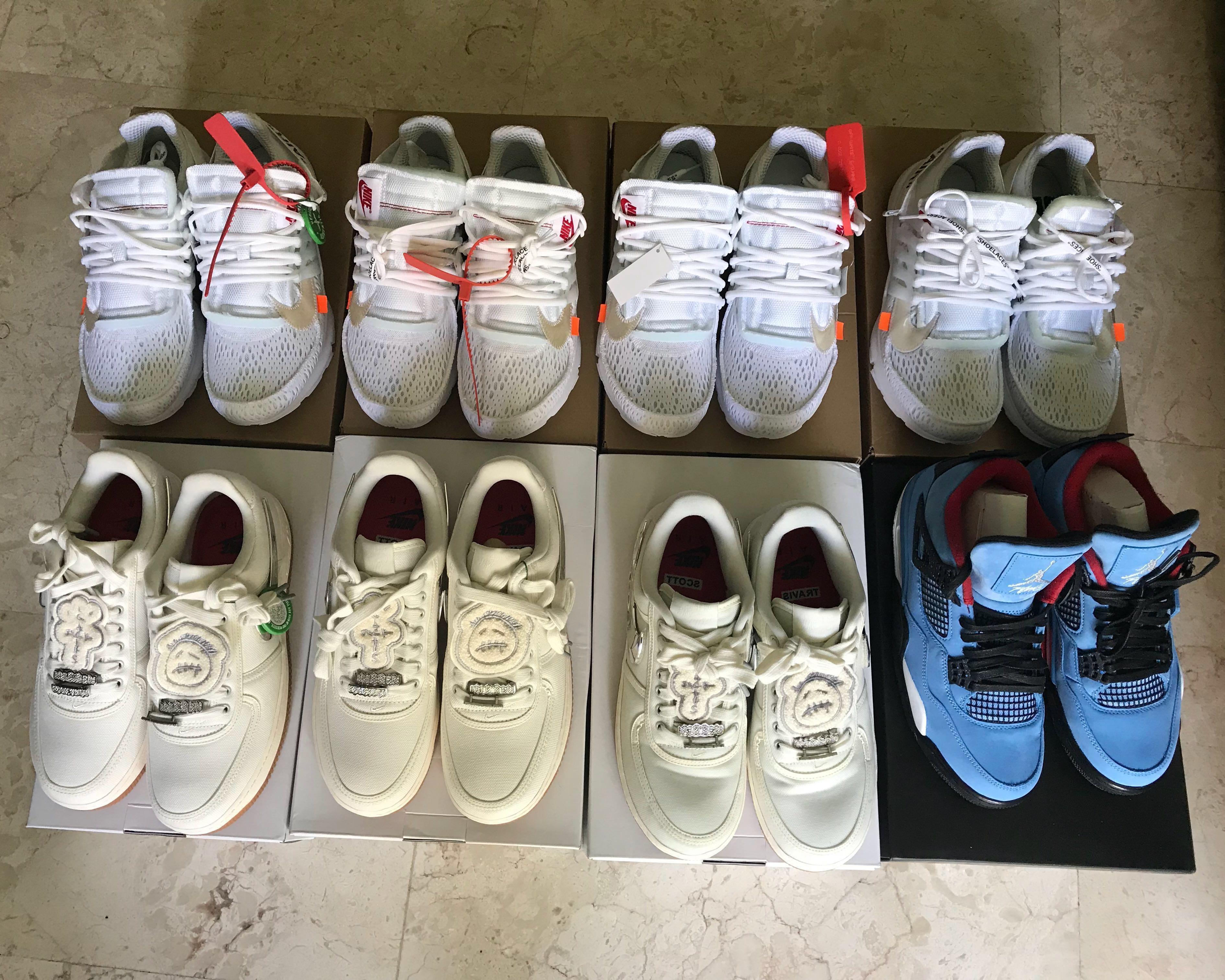 All white nike prestos best sale