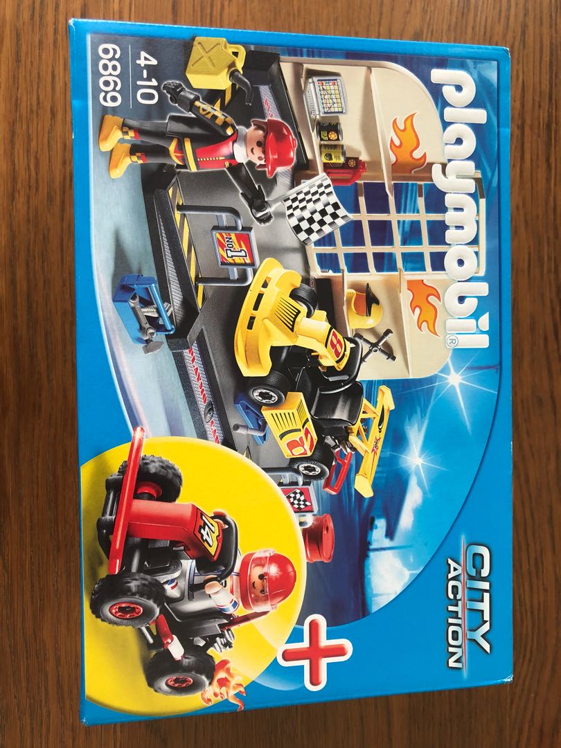 playmobil race car set