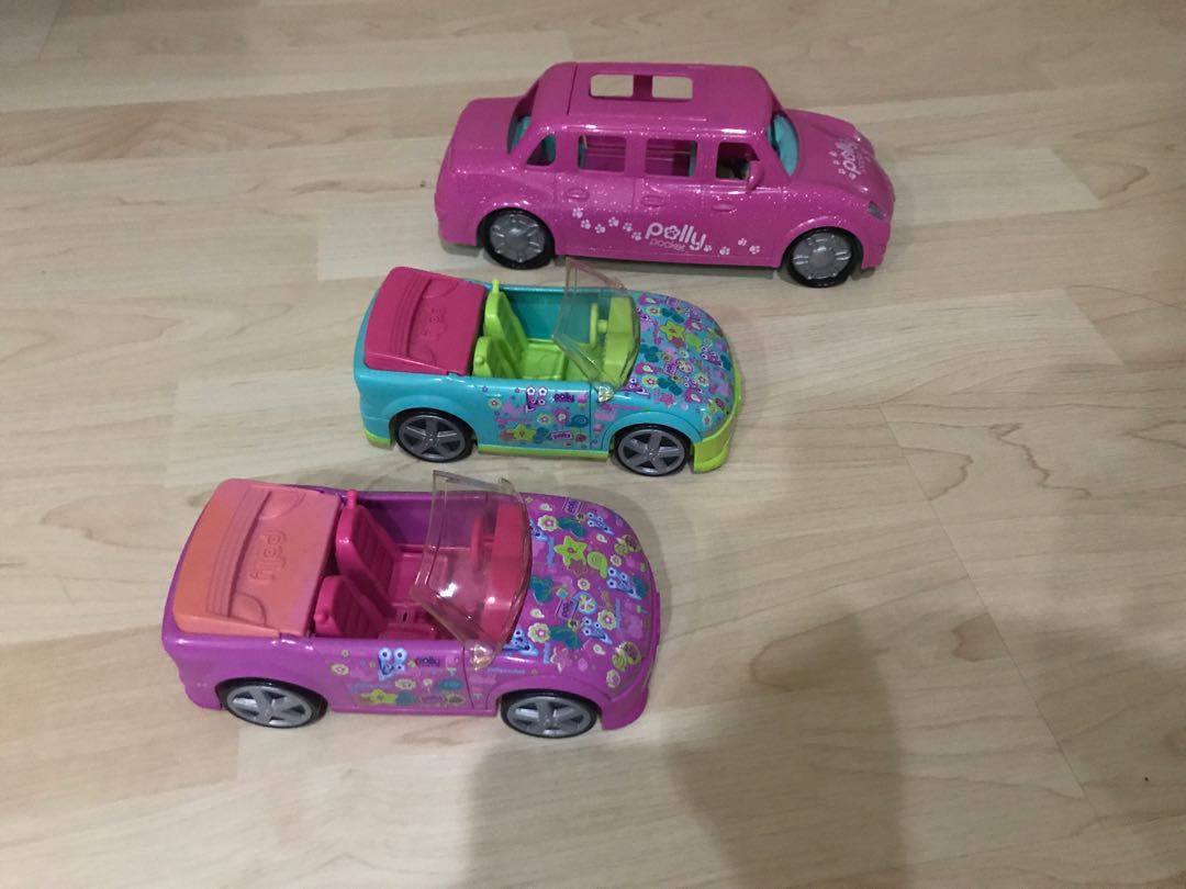 polly pocket pink car