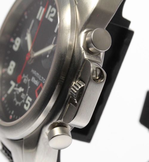 Rare vintage HAMILTON 6313 Khaki Chrono Luxury Watches on Carousell