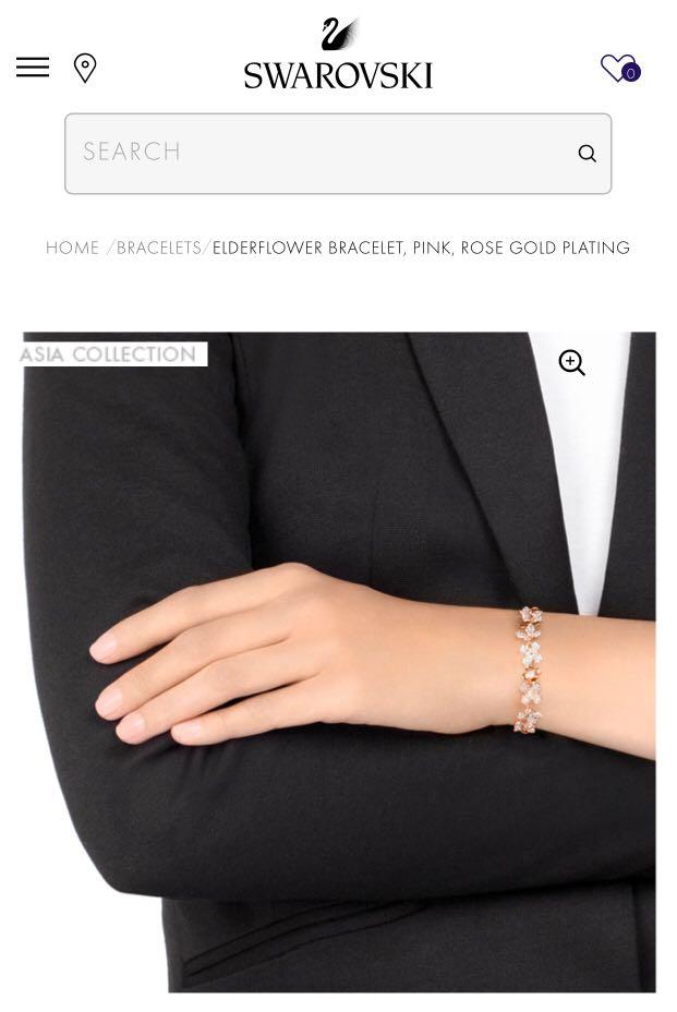 Swarovski elderflower bracelet online