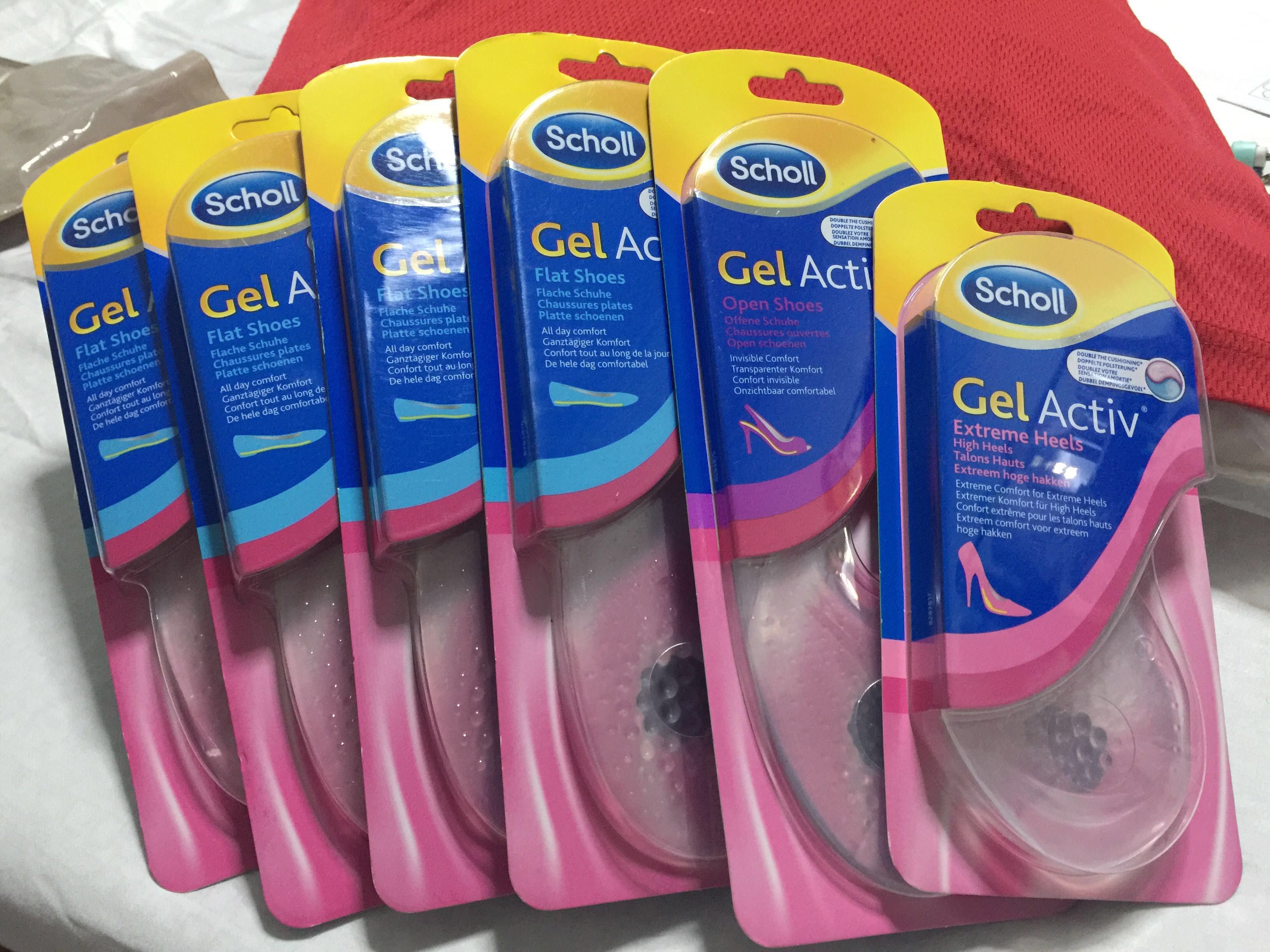 Scholl Gel Insoles Extreme Shoes/ Flat Shoes, Men's Footwear, Shoe inserts & on Carousell