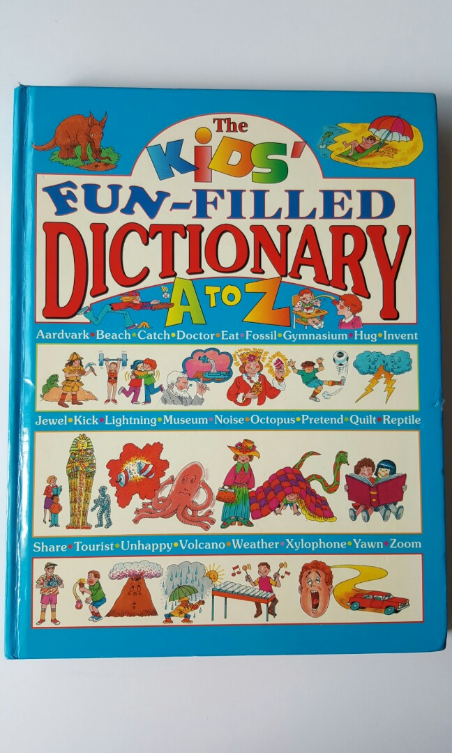 The Kids' Funfilled Dictionary A to Z, Hobbies & Toys, Books