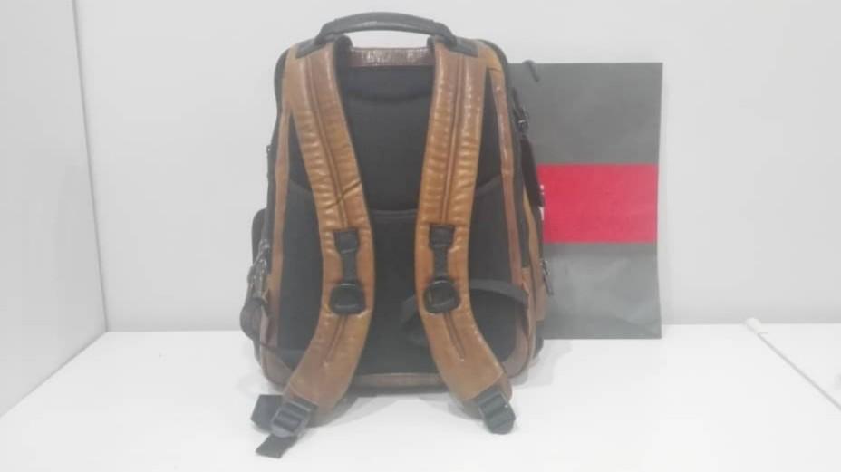 Tumi knox leather backpack hot sale