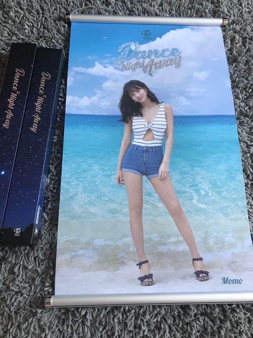 Twice Momo Dance The Night Away Official Tapestry Hobbies Toys Memorabilia Collectibles Fan Merchandise On Carousell