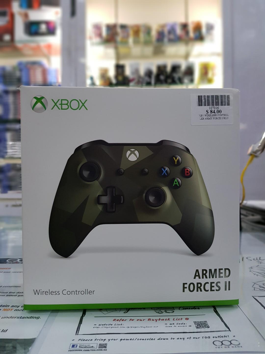 Xbox One Armed Forces II Wireless Controller Video Gaming Gaming