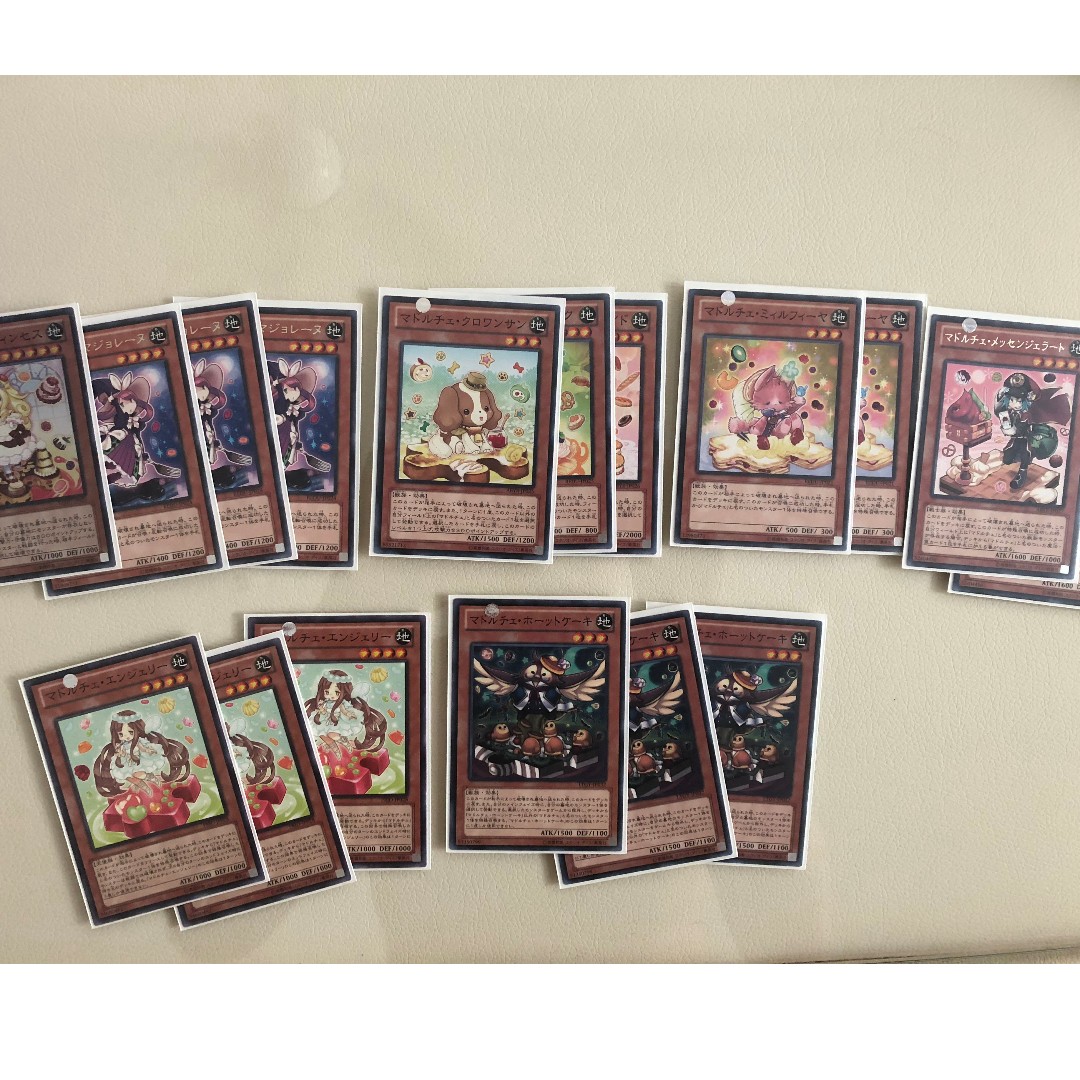 Yu Gi Oh Madolche set with extra deck, Hobbies & Toys, Toys & Games on