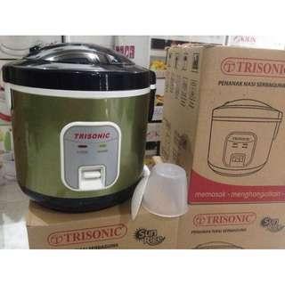 Rice Cooker Magic Com Trisonic Kapasitas 1,2 Liter Dengan 3 Fungsi