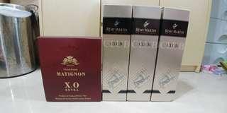 Remy Martin Club & Matignon X.O Extra 吉盒&酒樽