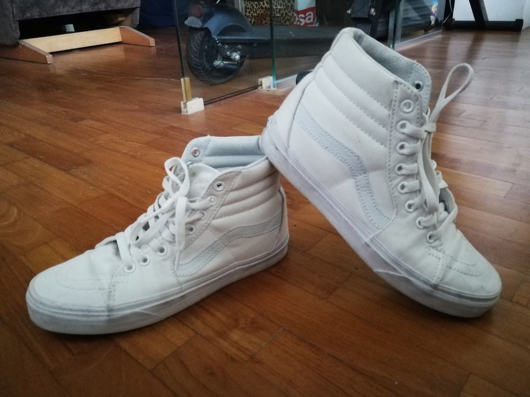 all white vans