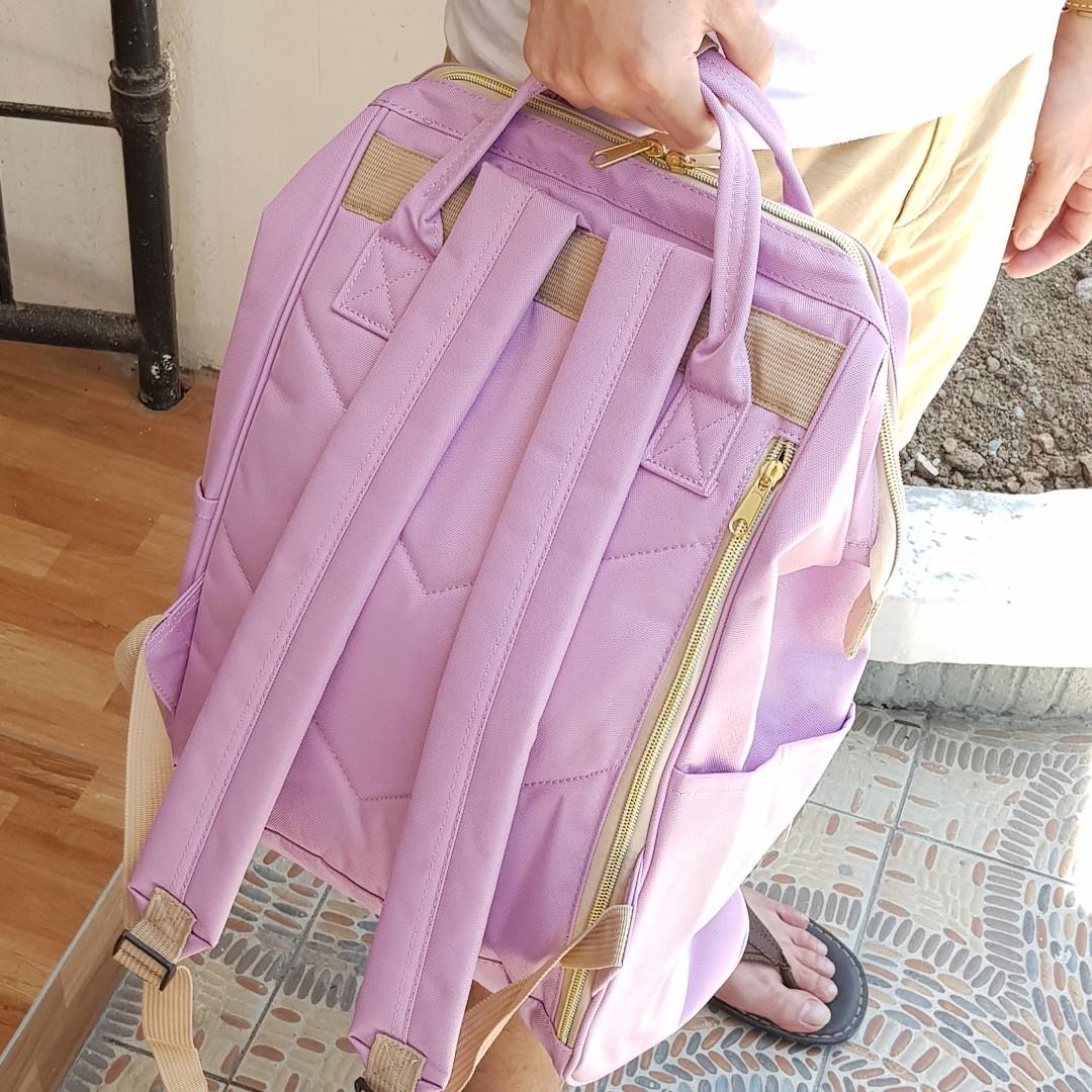 Anello Classic Backpack Lavender Women S Fashion Bags Wallets Backpacks On Carousell