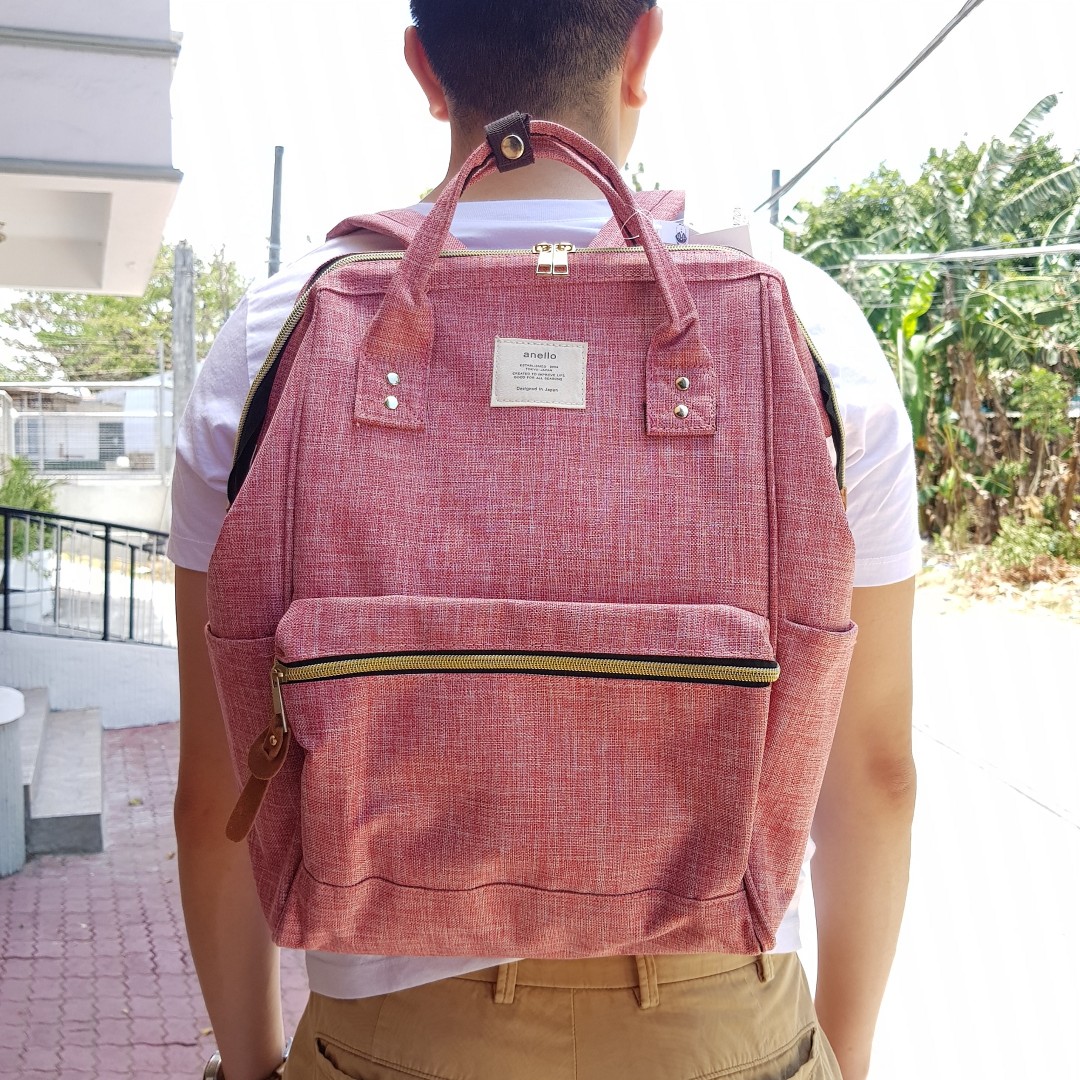 Anello Classic Backpack Light Red, Men's Fashion, Watches