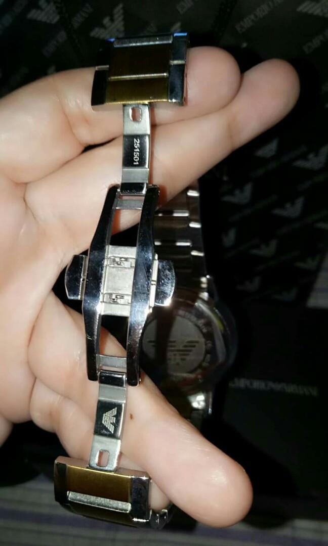 Authentic Emporio Armani AR 2248 Men s Renato Chronograph Watch Men s Fashion Watches Accessories Watches on Carousell