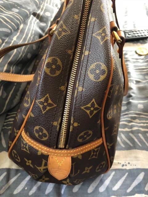 Authentic Louis Vuitton Handbag M6932J Rpi Leather Bowling