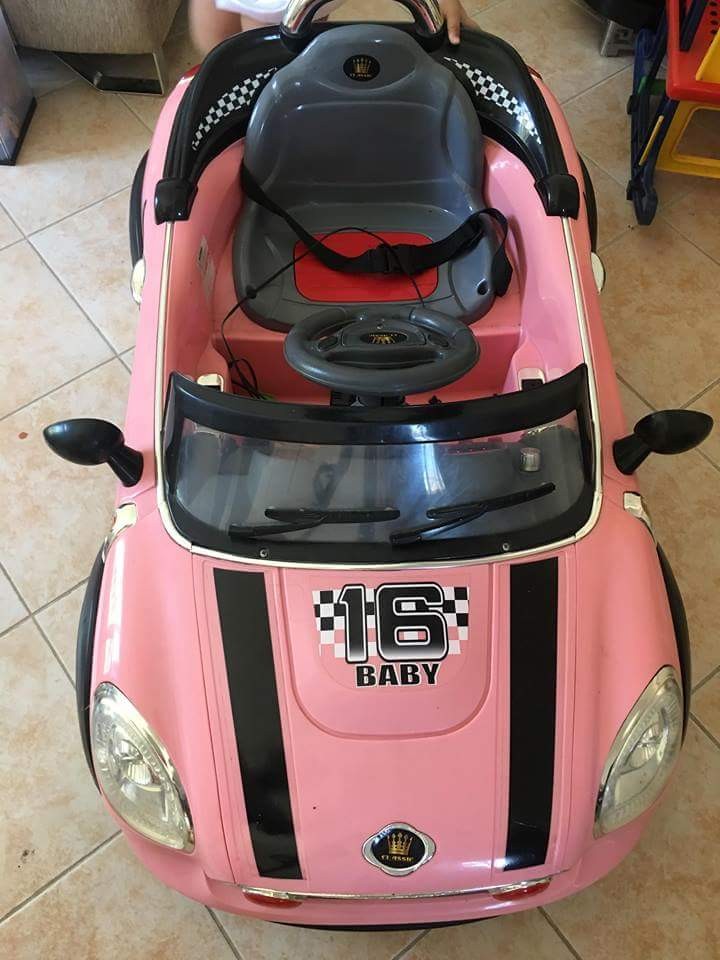 mini cooper baby pink