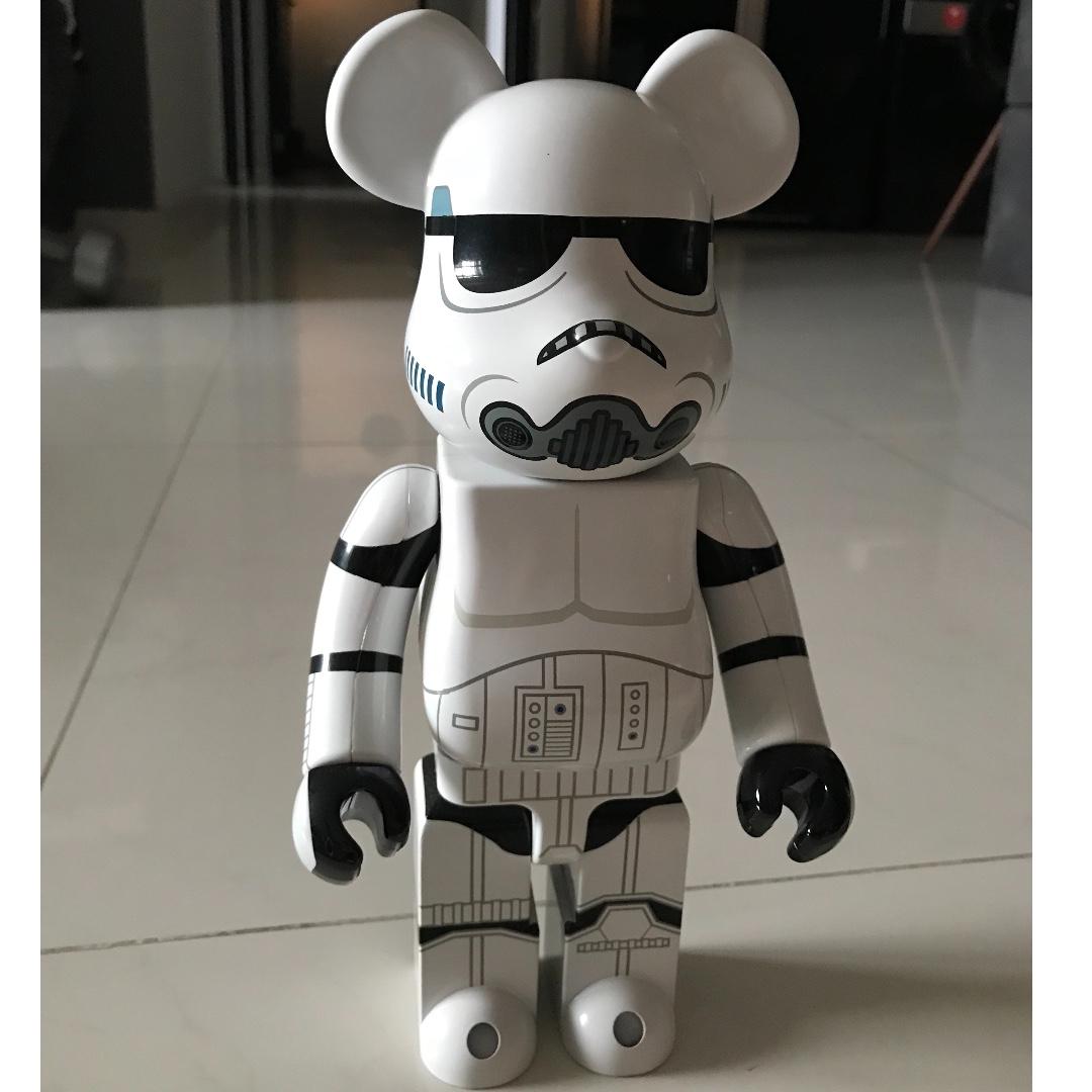 BE@RBRICK STAR WARS STORMTROOPER CHROME 400% STORM TROOPER EXHIBITION '15 