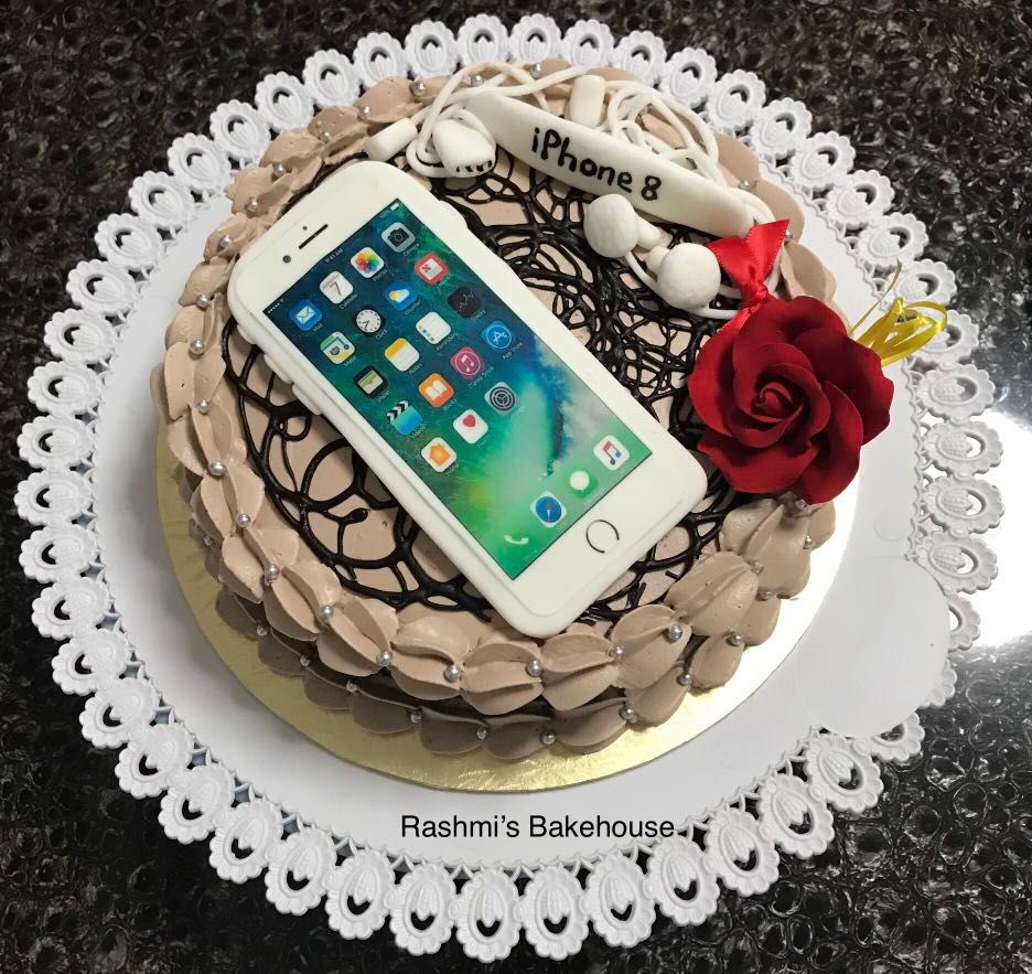 Birthday Cake Fondant Cake Phone Cake Iphone Cake Food